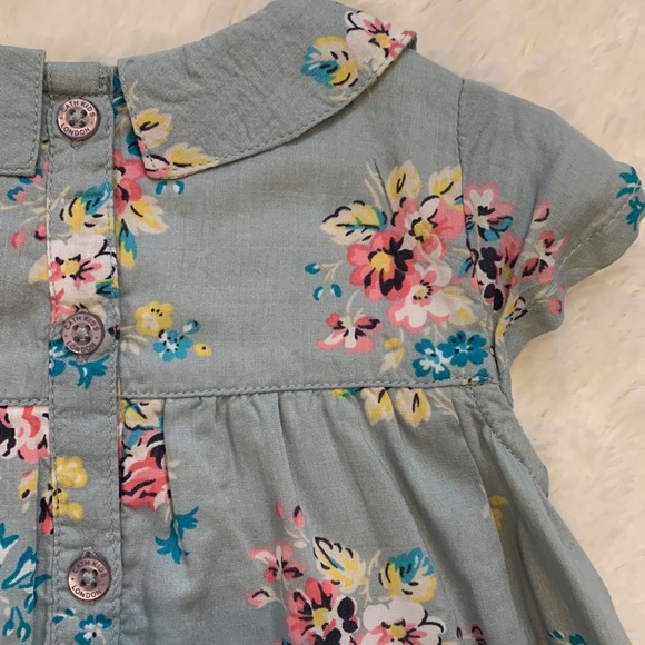 6-12 M Cath Kids London Floral Dress with Carter’s Sweater - Picture 8 of 15